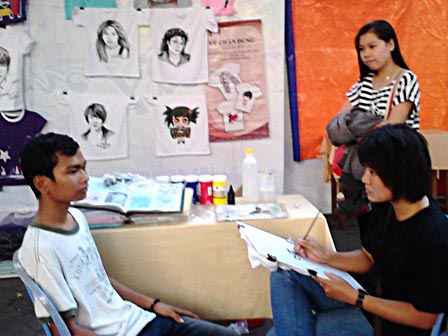 Phố ông đồ tài hoa ở Sài Gòn